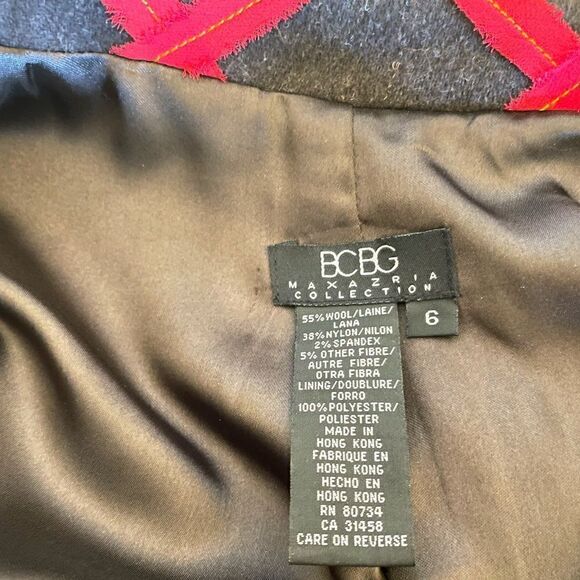 BCBGMaxazria COLLECTION Stunning Long Jacket       | Size: 6 | - Picture 4 of 12